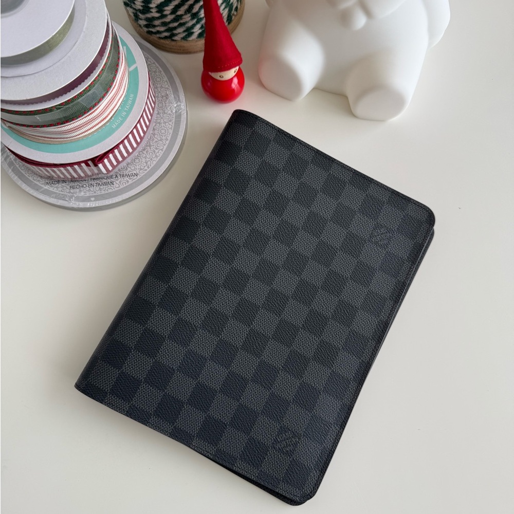 Louis Vuitton Desk Agenda Graphite